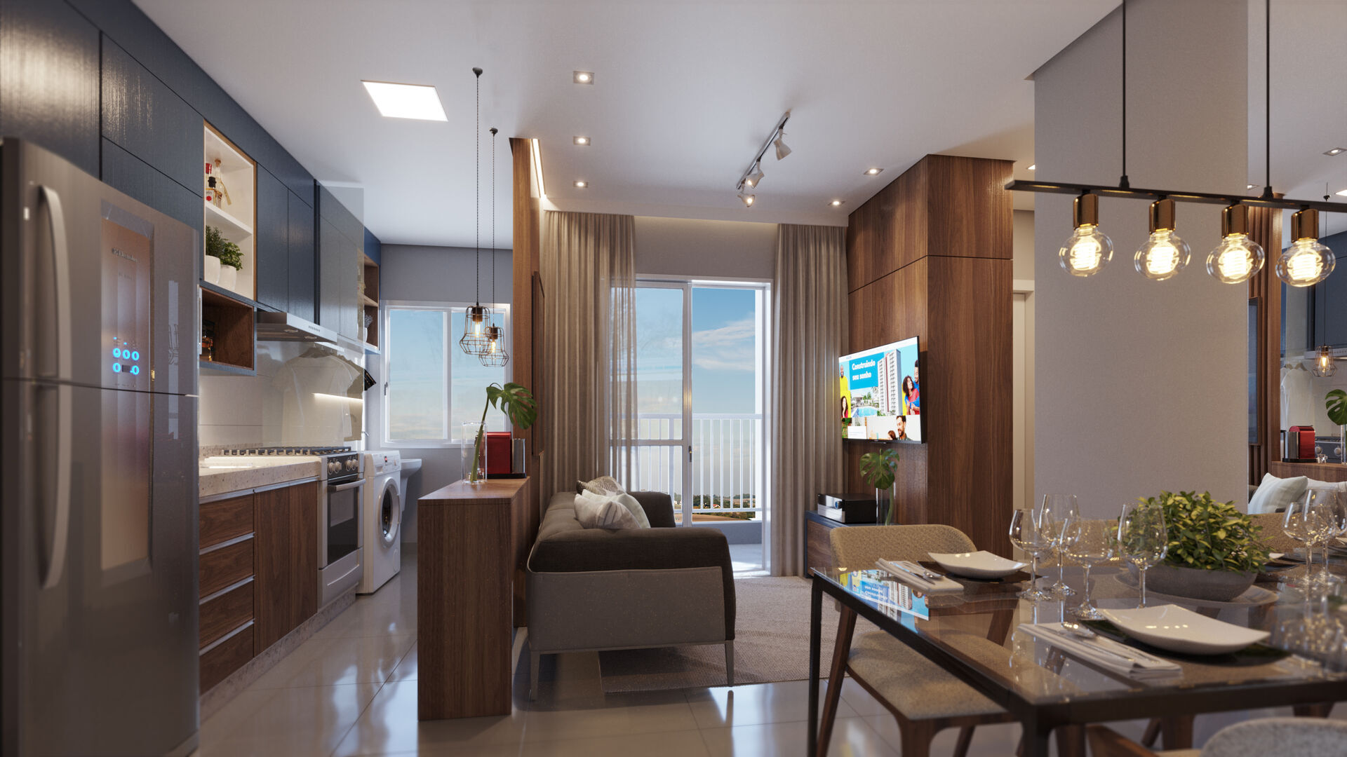 Apartamento, 2 quartos, 50 m² - Foto 2