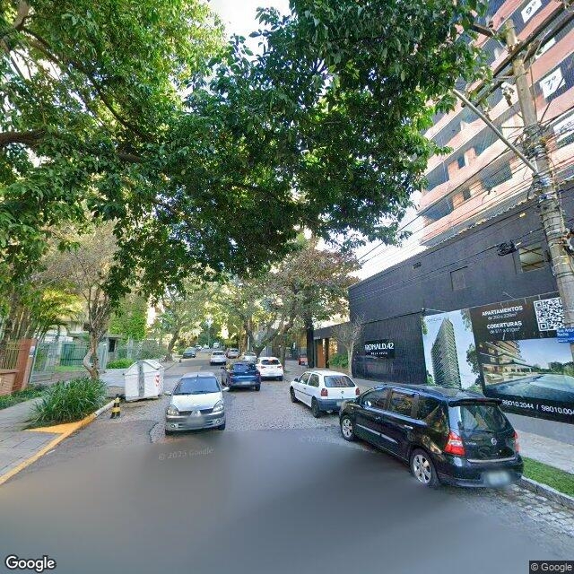 Imagem estática do "Street View" da localização