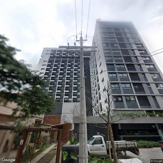 Imagem estática do "Street View" da localização