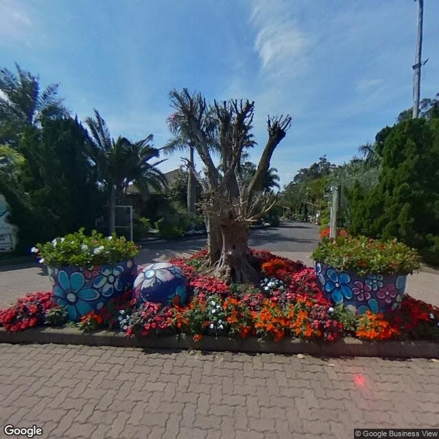 Imagem estática do "Street View" da localização