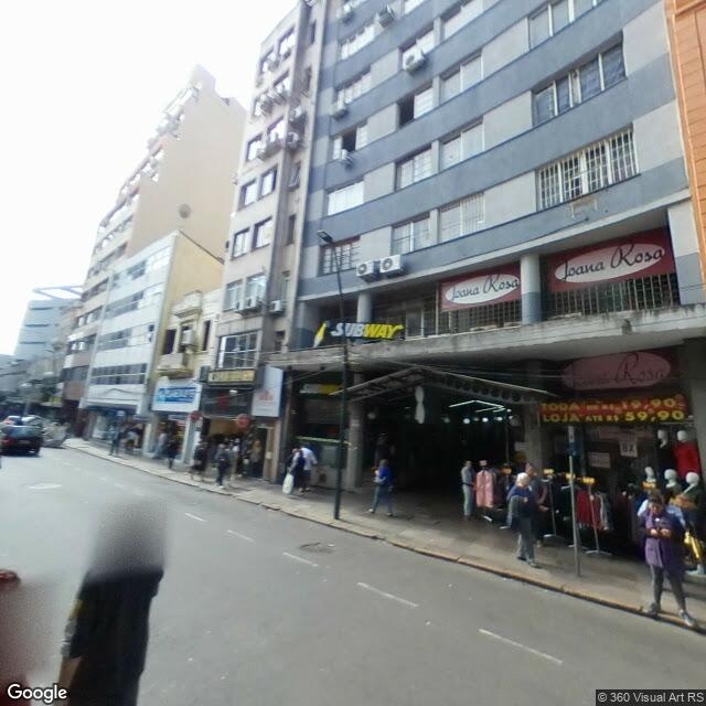 Imagem estática do "Street View" da localização