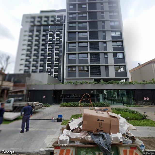 Imagem estática do "Street View" da localização