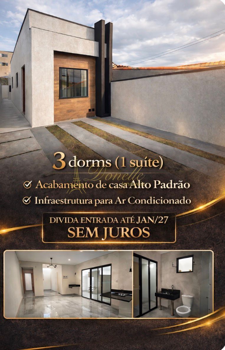 Casa, 3 quartos, 70 m² - Foto 1