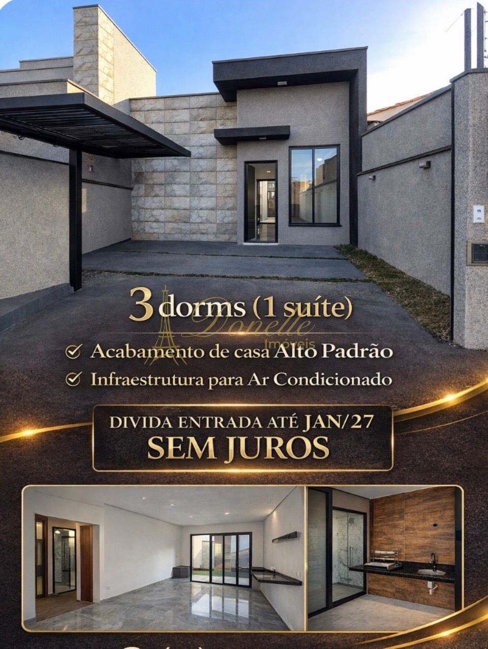 Casa, 3 quartos, 70 m² - Foto 2