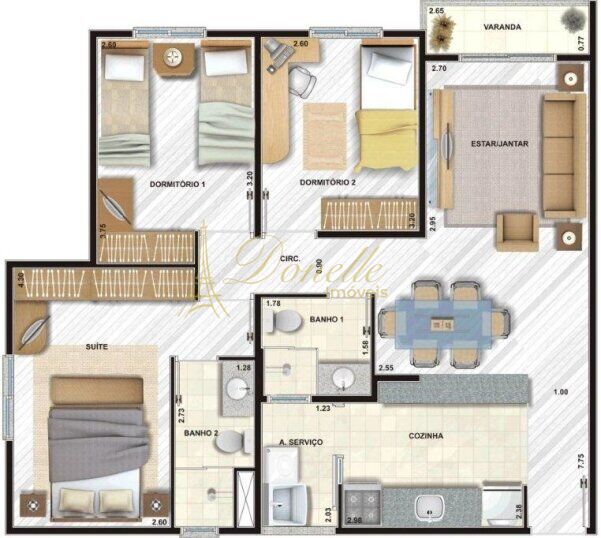 Apartamento, 3 quartos, 80 m² - Foto 39