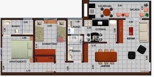 Apartamento para alugar com 2 quartos, 88m² - Foto 18