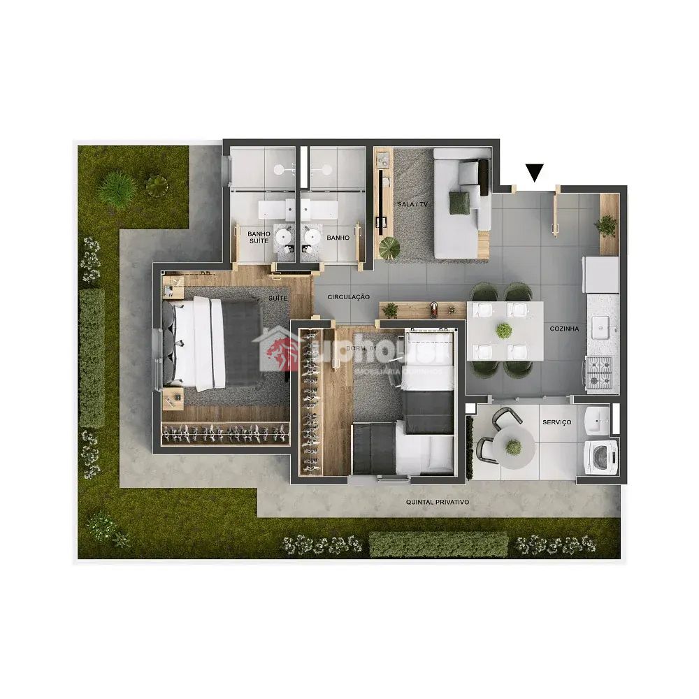 Apartamento à venda com 2 quartos, 46m² - Foto 5