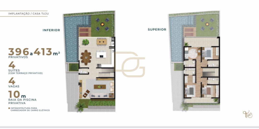 Casa de Condomínio à venda com 4 quartos, 399m² - Foto 6