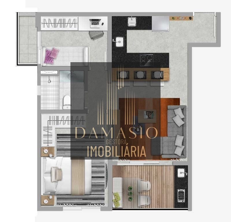 Apartamento para alugar com 1 quarto, 39m² - Foto 23