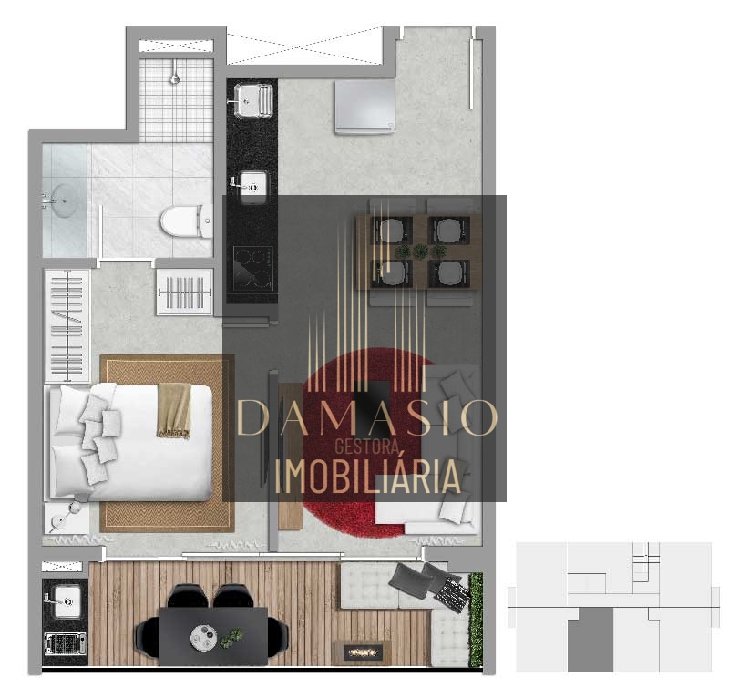 Apartamento para alugar com 1 quarto, 39m² - Foto 24