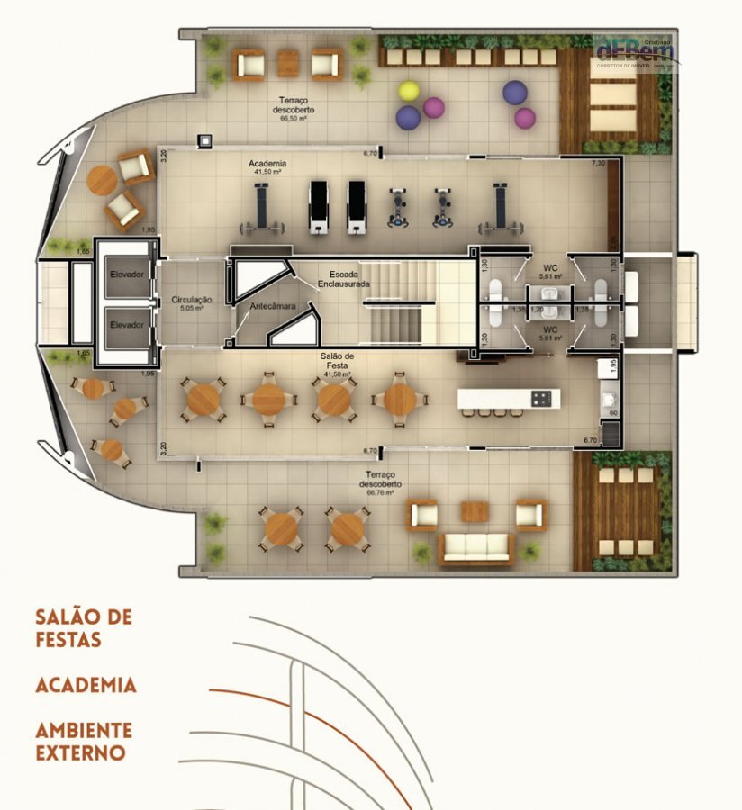Apartamento à venda com 3 quartos, 133m² - Foto 4