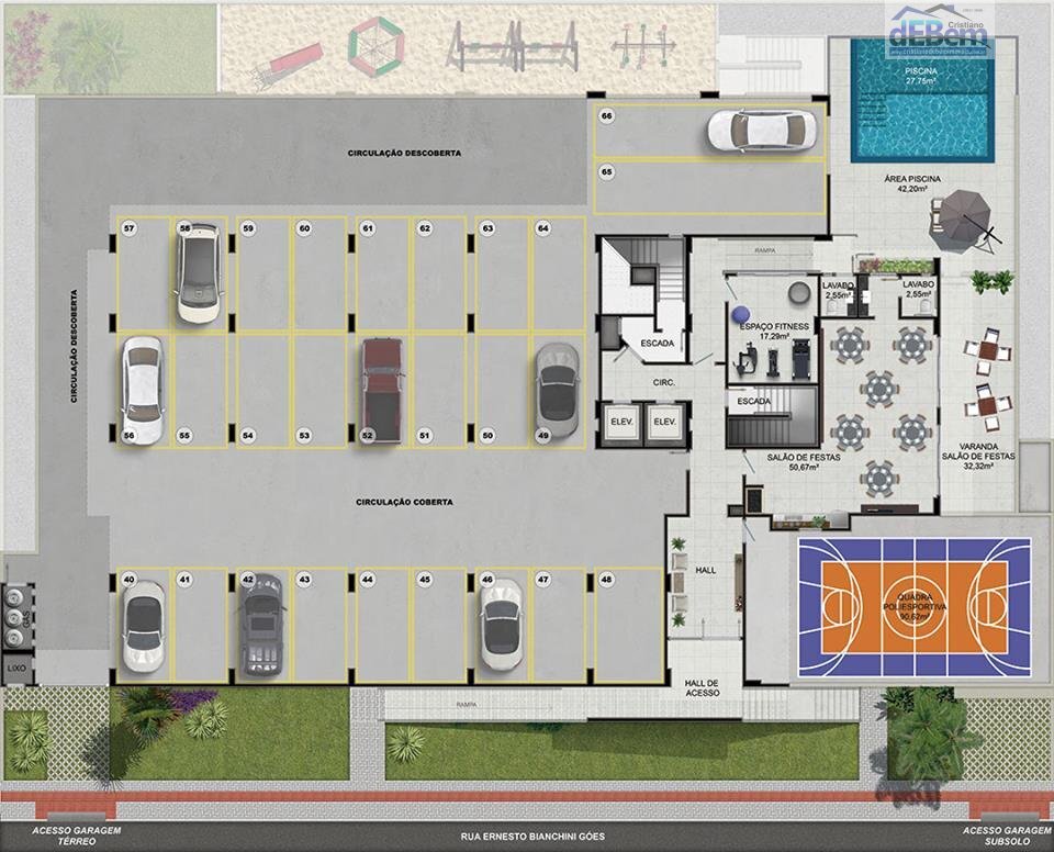 Apartamento à venda com 3 quartos, 73m² - Foto 8