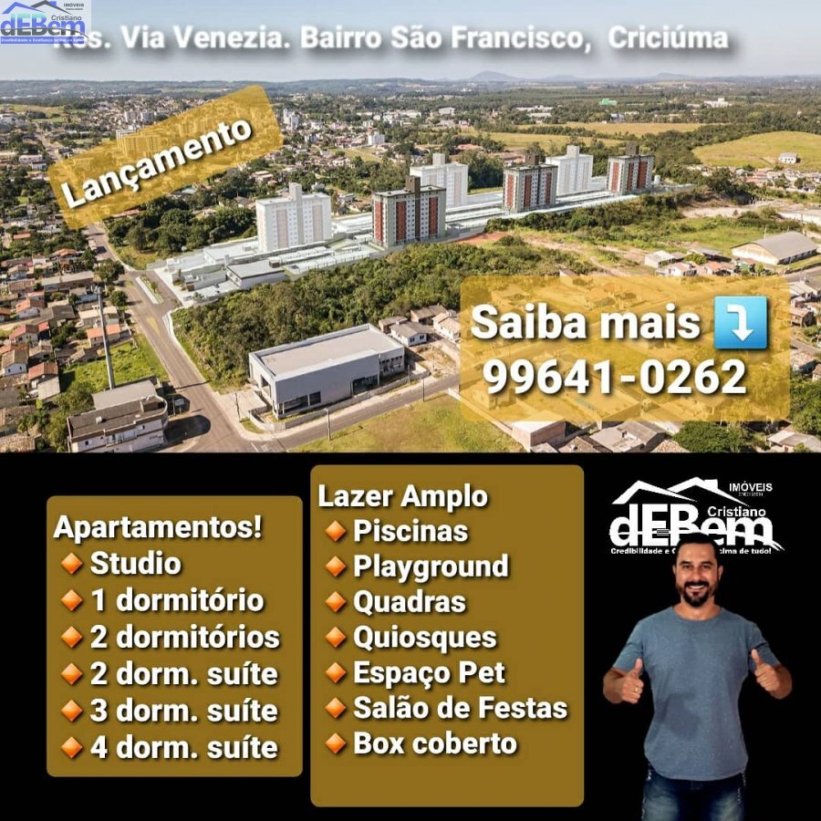 Apartamento à venda com 4 quartos, 70m² - Foto 1