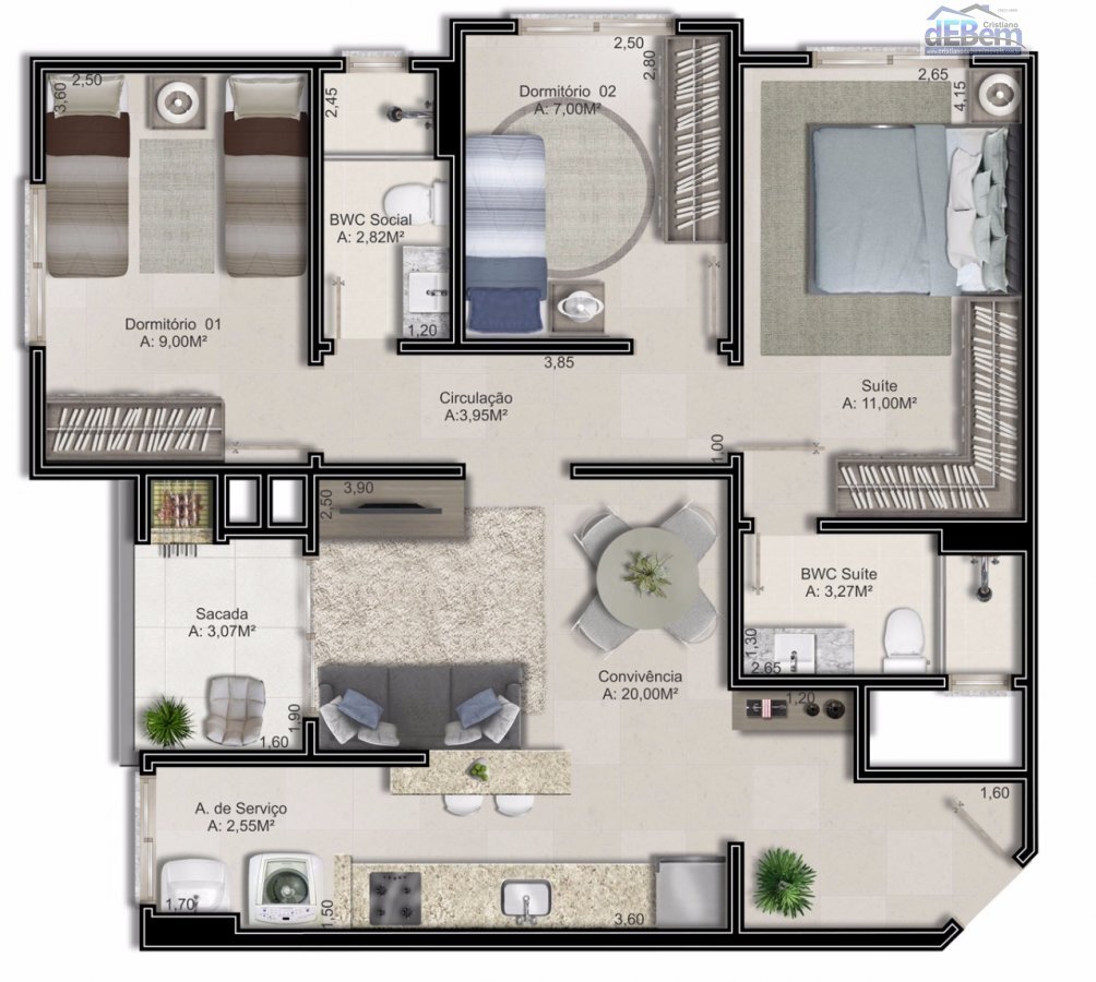 Apartamento à venda com 2 quartos, 65m² - Foto 14