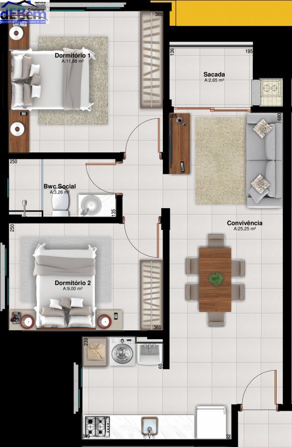 Apartamento à venda com 2 quartos, 66m² - Foto 14