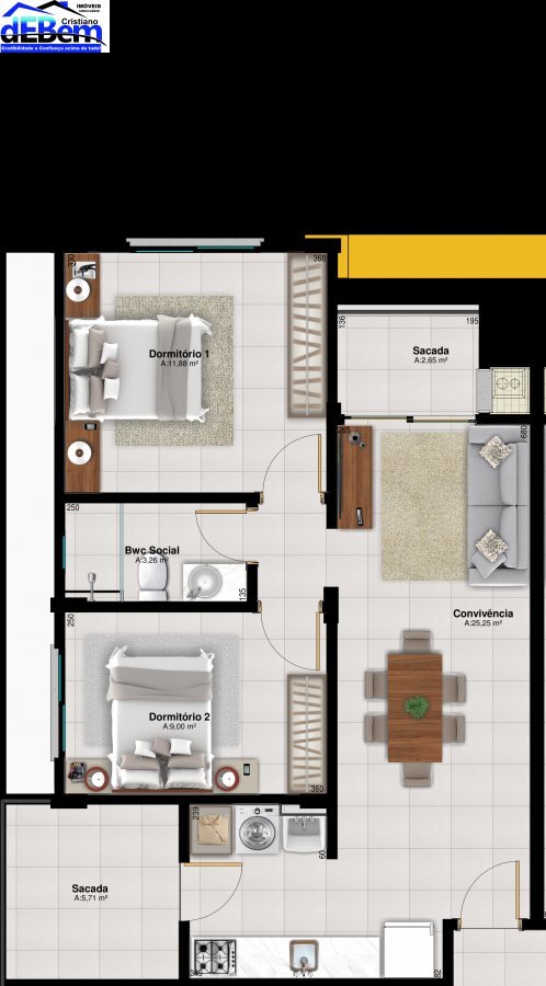 Apartamento à venda com 2 quartos, 66m² - Foto 18