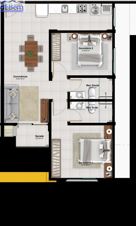 Apartamento à venda com 2 quartos, 66m² - Foto 15
