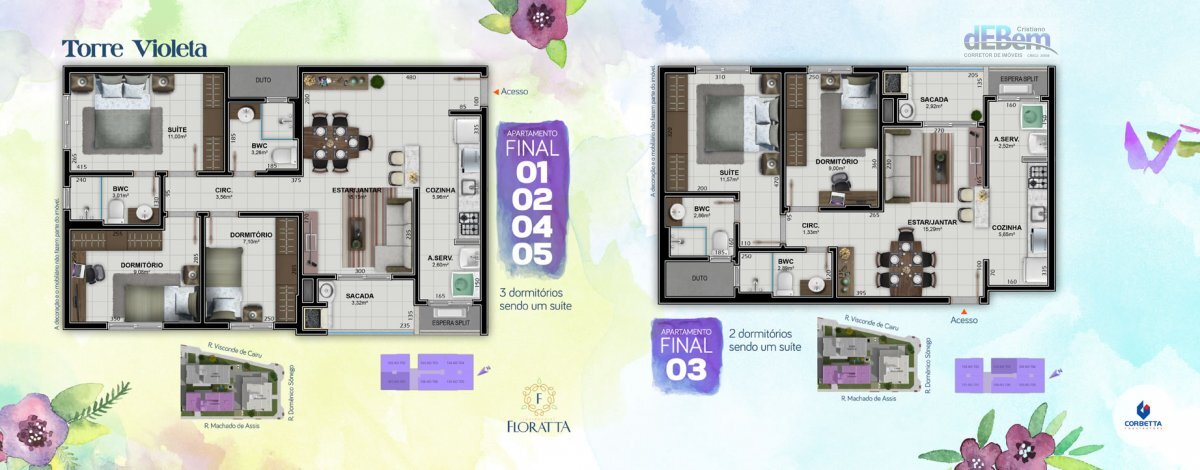 Apartamento à venda com 2 quartos, 67m² - Foto 13