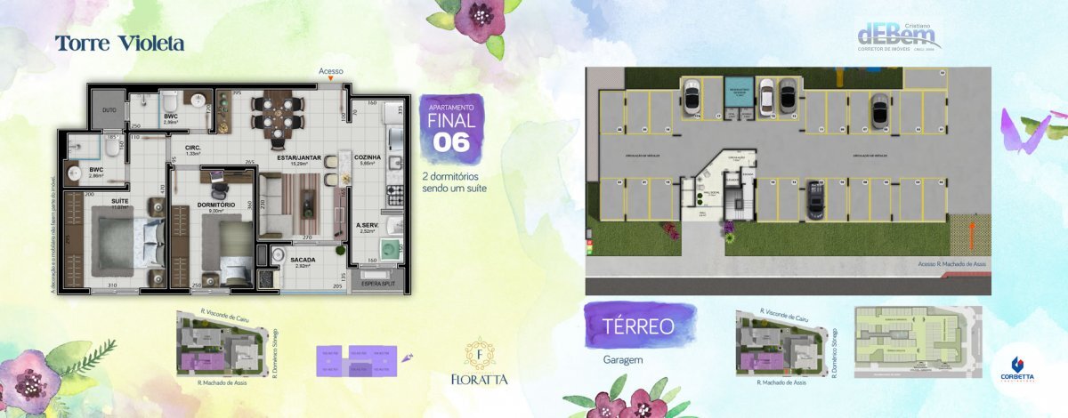 Apartamento à venda com 2 quartos, 67m² - Foto 14