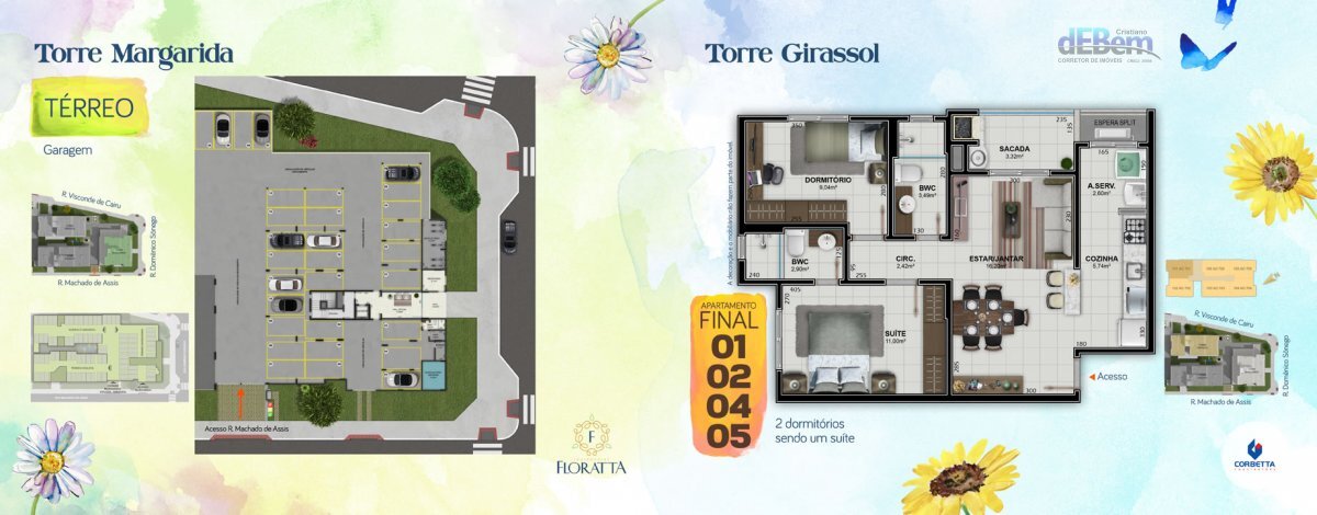 Apartamento à venda com 2 quartos, 67m² - Foto 9