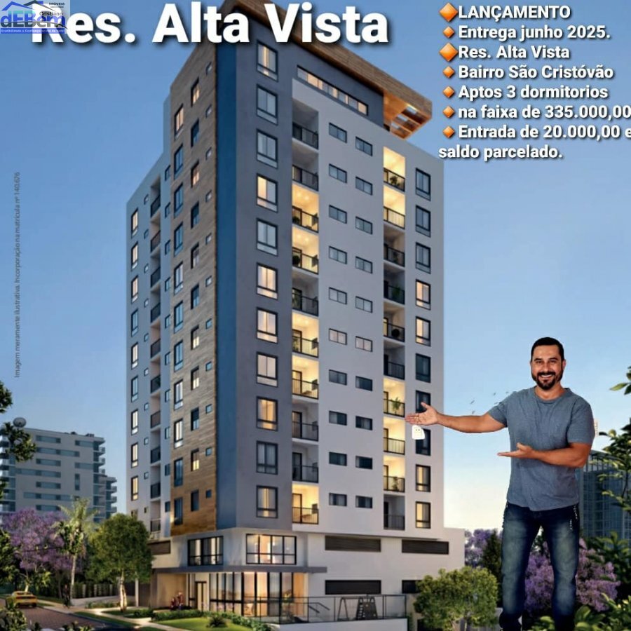 Apartamento à venda com 3 quartos, 81m² - Foto 1