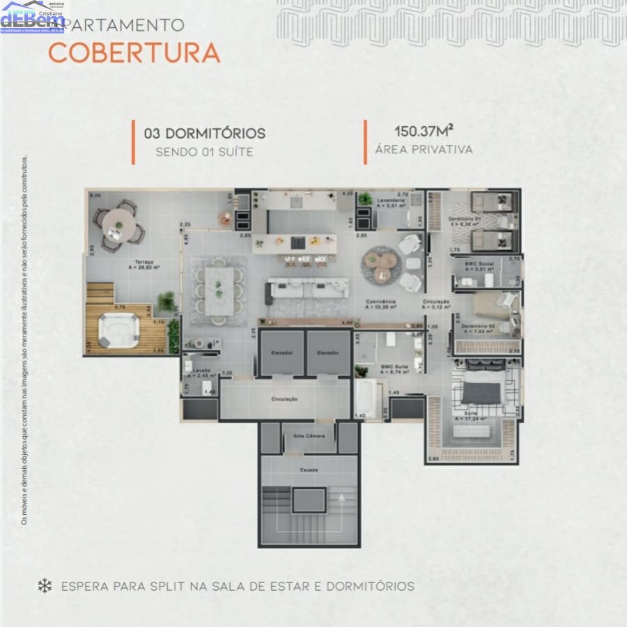 Apartamento à venda com 3 quartos, 81m² - Foto 3