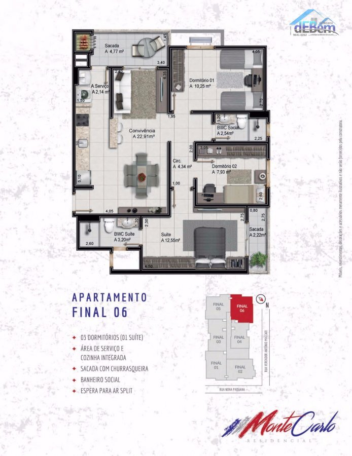 Apartamento à venda com 3 quartos, 84m² - Foto 11