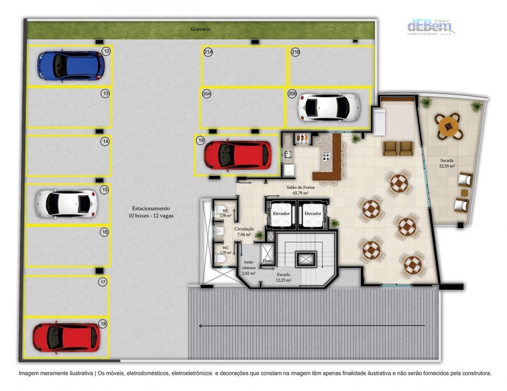Apartamento à venda com 3 quartos, 215m² - Foto 7
