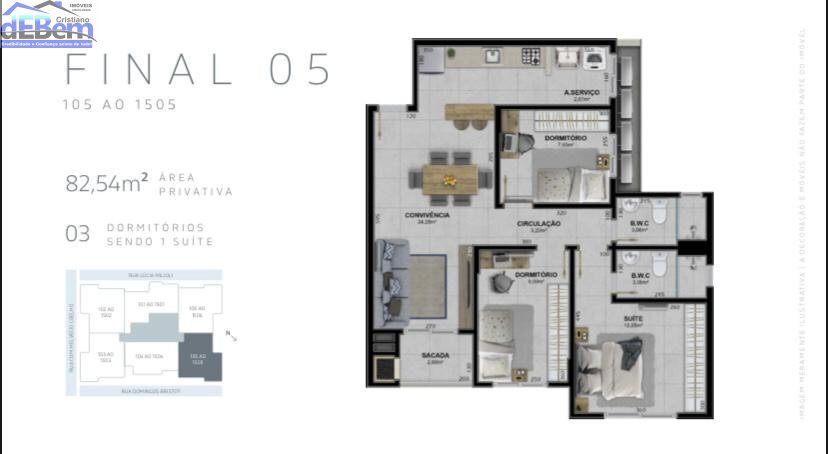Apartamento à venda com 2 quartos, 75m² - Foto 18