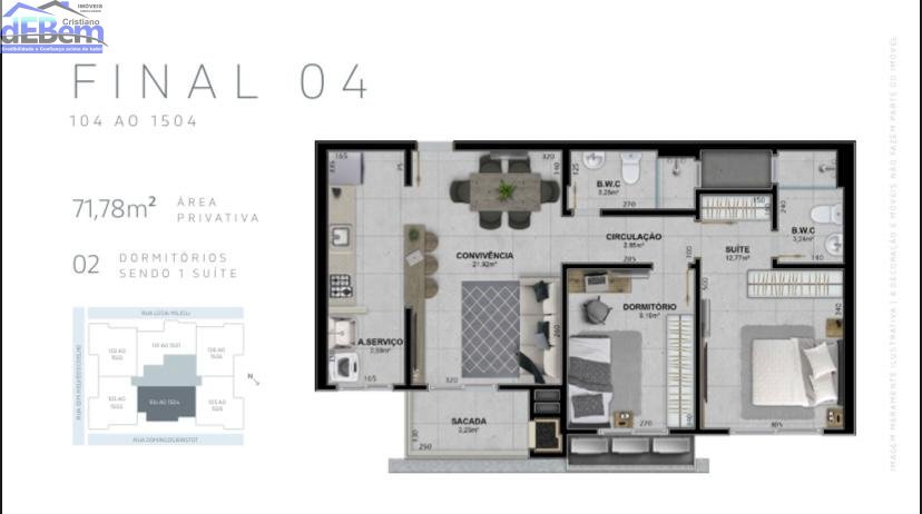Apartamento à venda com 2 quartos, 75m² - Foto 17