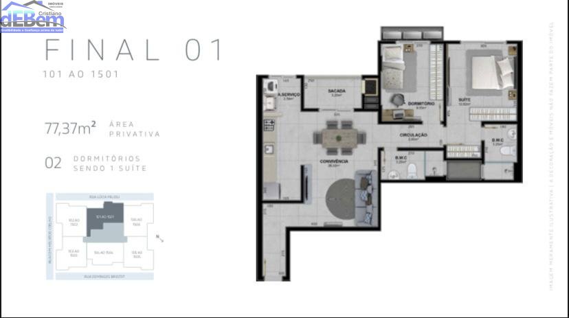 Apartamento à venda com 2 quartos, 75m² - Foto 14