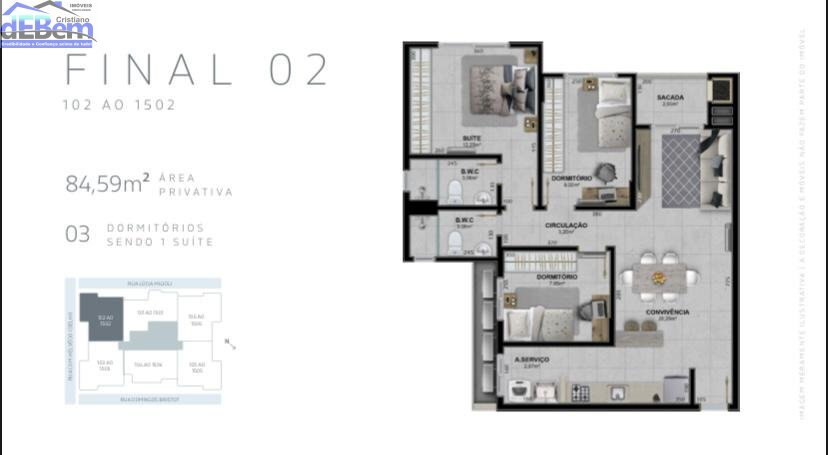 Apartamento à venda com 2 quartos, 75m² - Foto 15