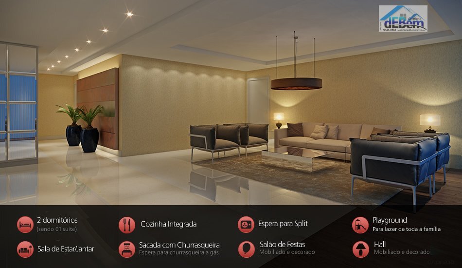 Apartamento à venda com 2 quartos, 68m² - Foto 8