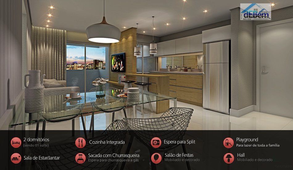 Apartamento à venda com 2 quartos, 68m² - Foto 3