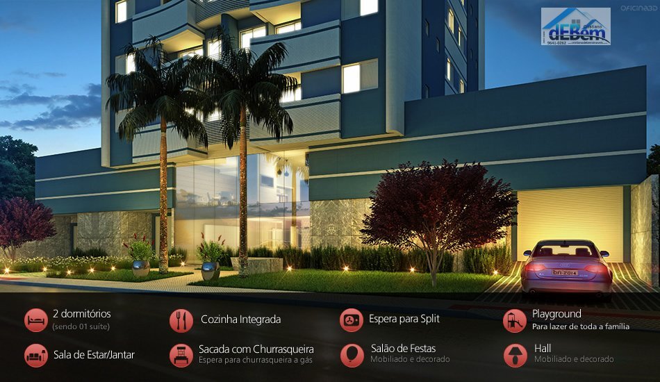 Apartamento à venda com 2 quartos, 68m² - Foto 2
