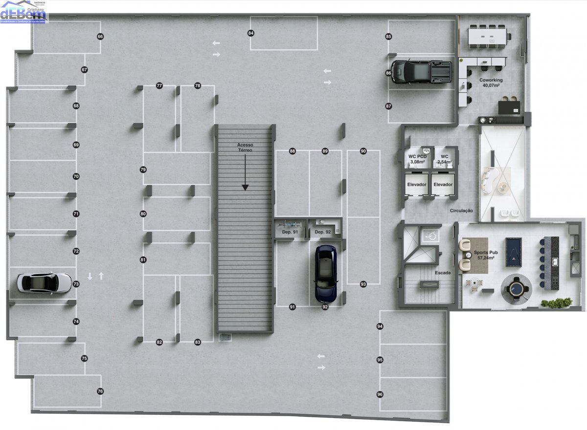 Apartamento à venda com 2 quartos, 65m² - Foto 17