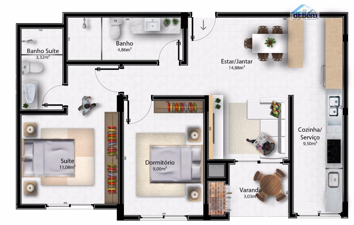 Apartamento à venda com 2 quartos, 67m² - Foto 16