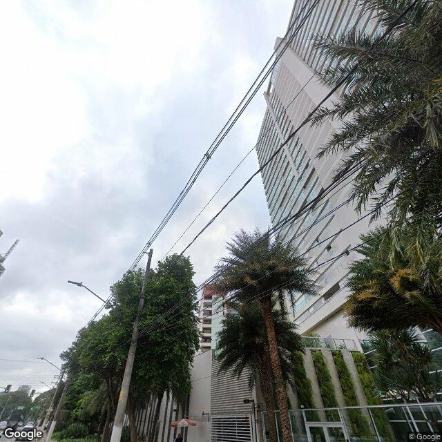 Imagem estática do "Street View" da localização