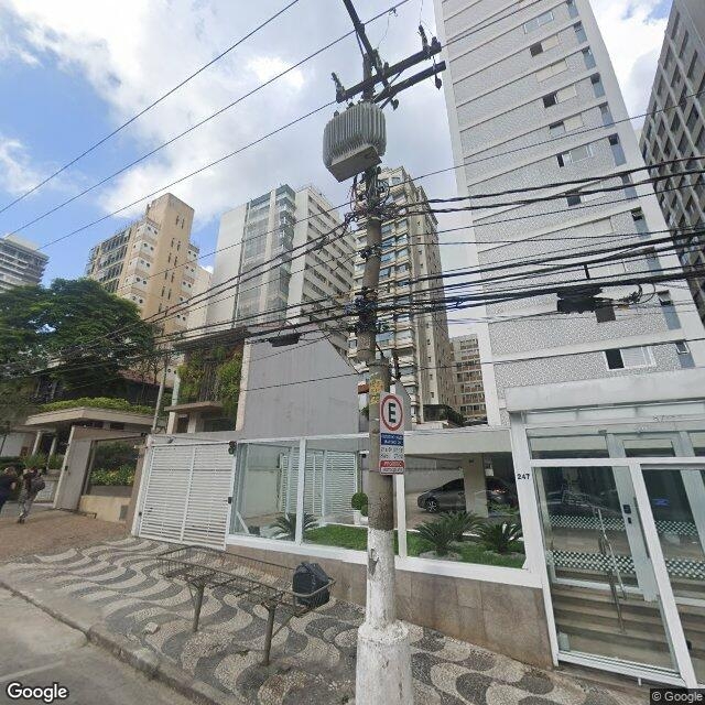 Imagem estática do "Street View" da localização