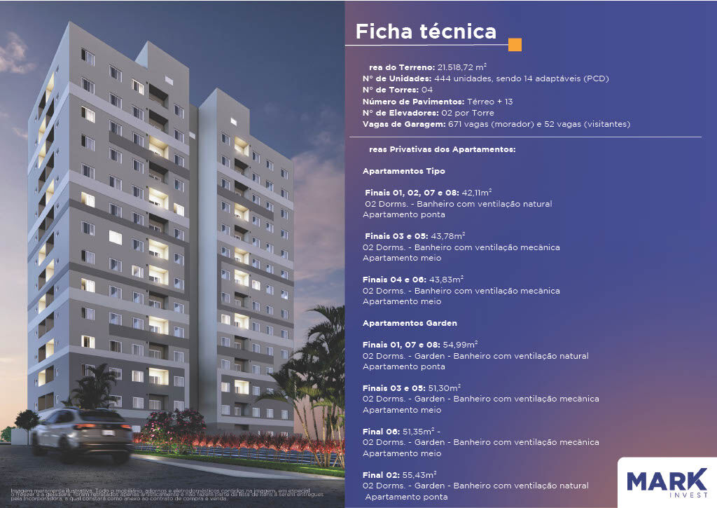 Apartamento à venda com 2 quartos, 42m² - Foto 6