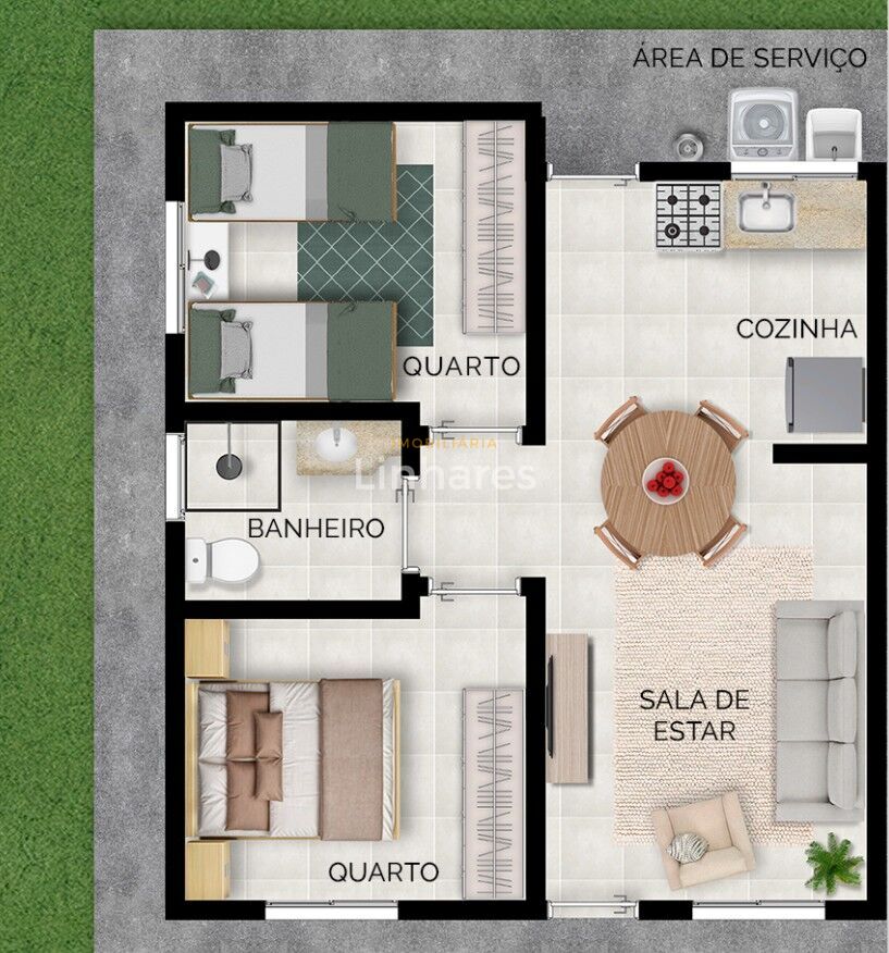 Casa, 2 quartos, 50 m² - Foto 4