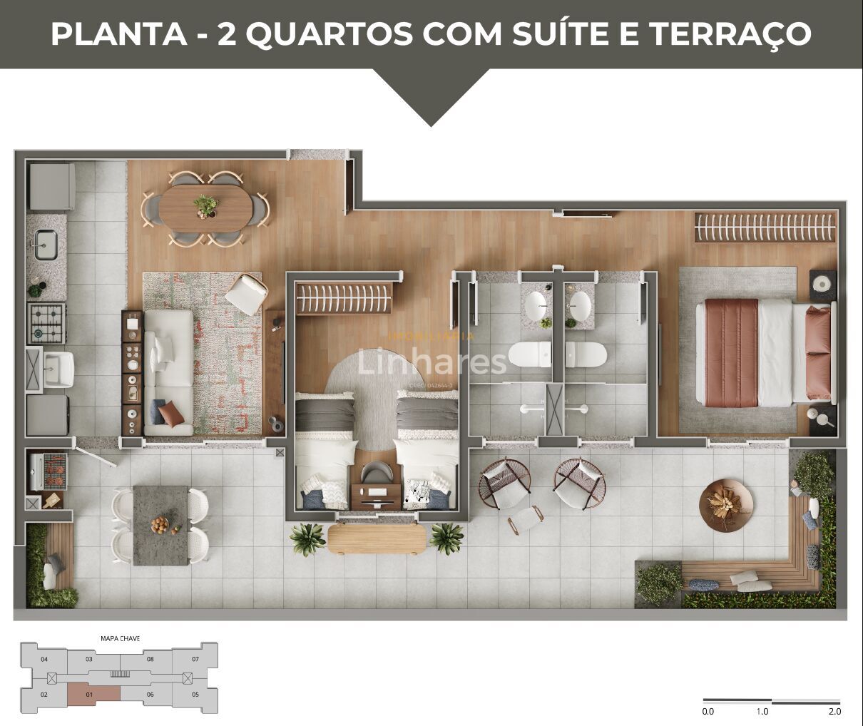 Apartamento, 2 quartos, 56 m² - Foto 27