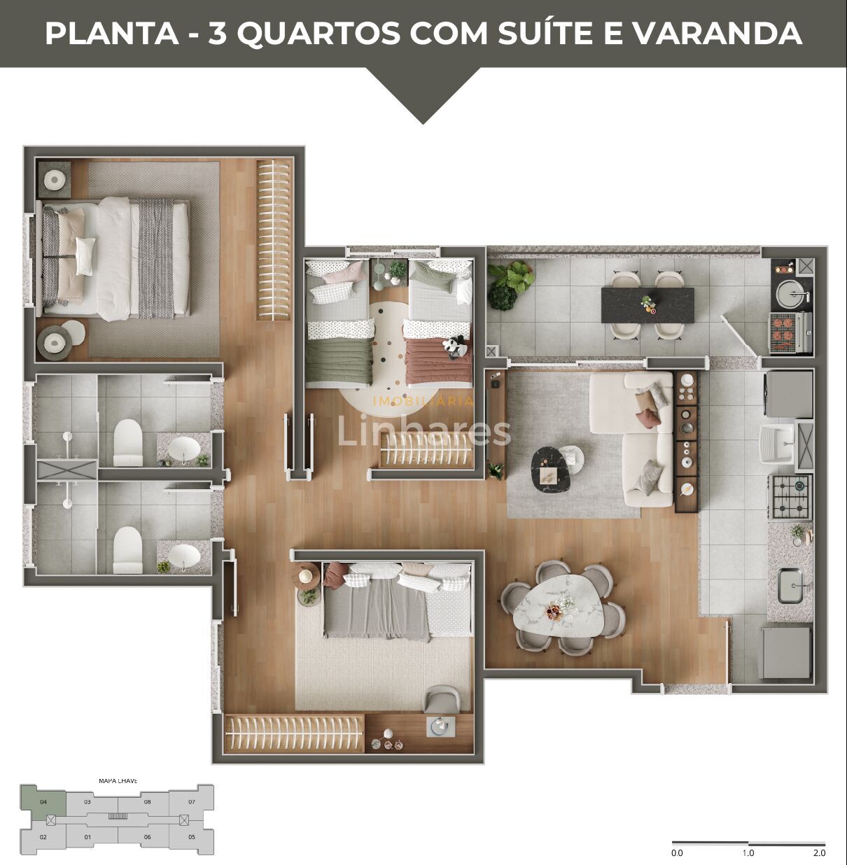 Apartamento, 2 quartos, 56 m² - Foto 28