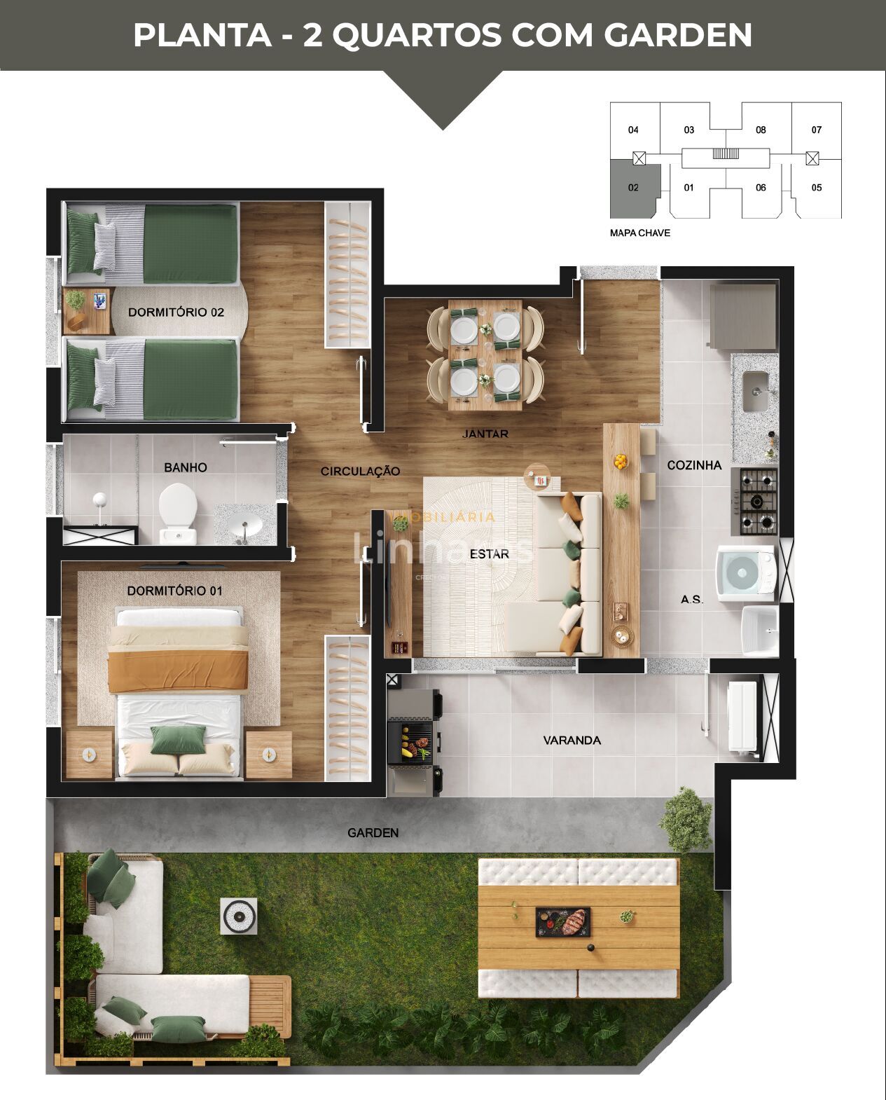 Apartamento, 2 quartos, 54 m² - Foto 22