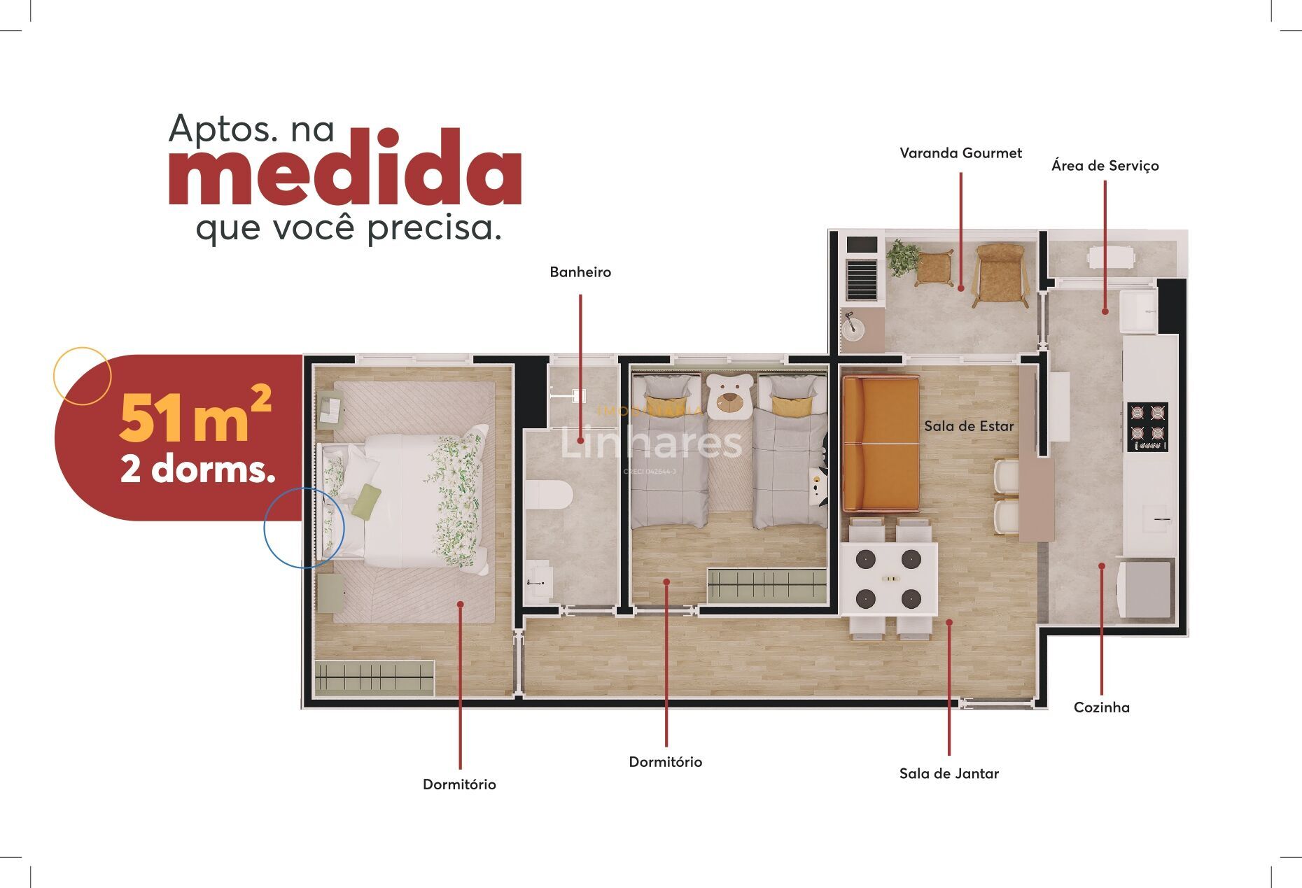 Apartamento, 2 quartos, 53 m² - Foto 16