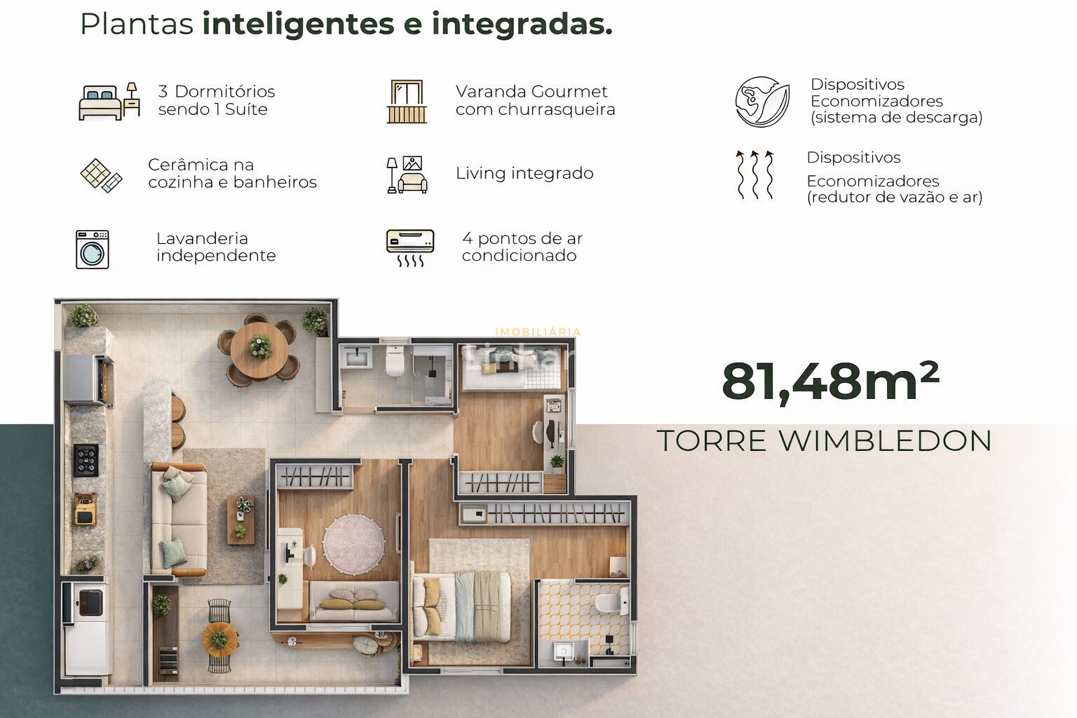 Apartamento, 3 quartos, 81 m² - Foto 3
