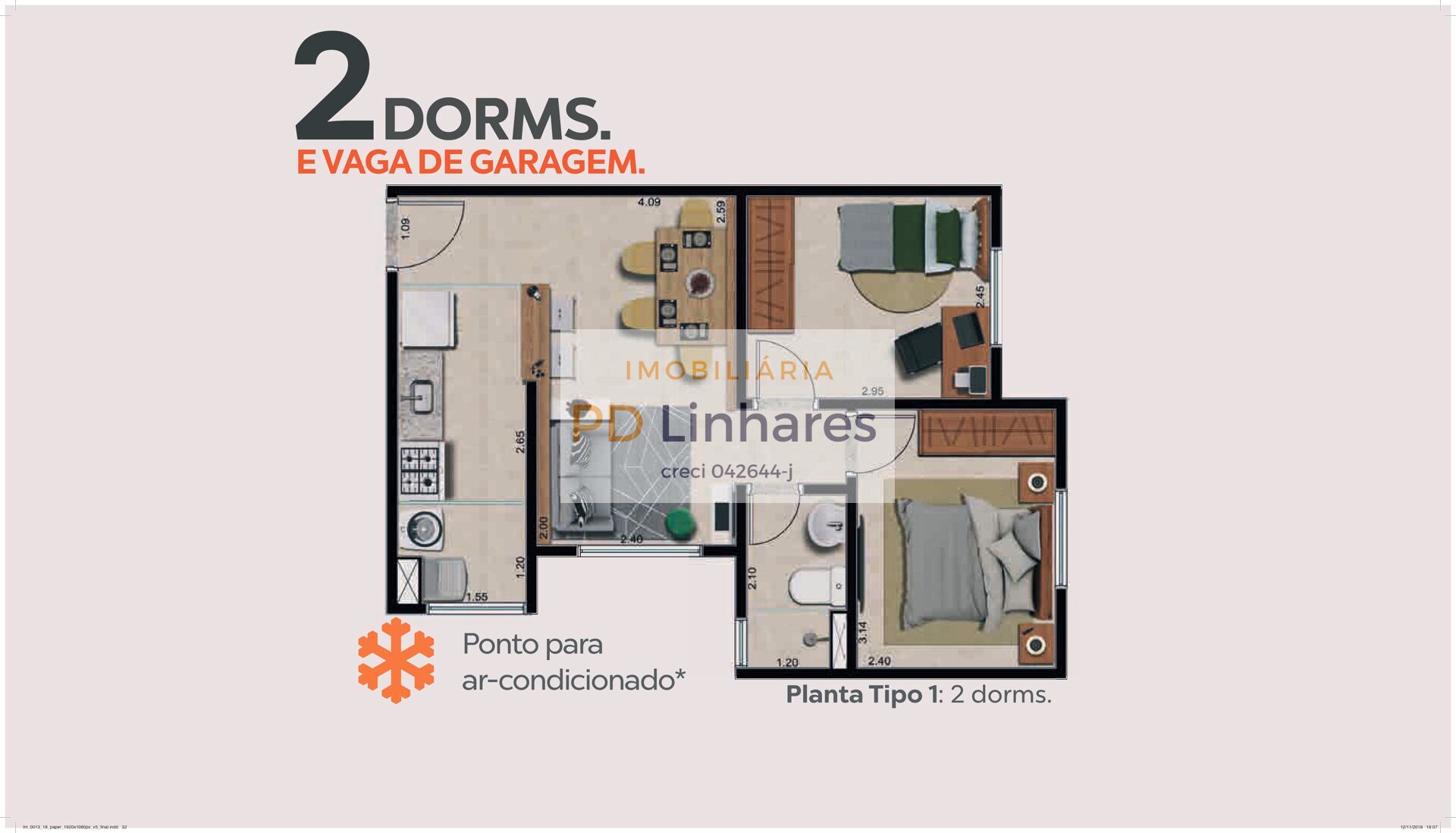 Apartamento à venda com 2 quartos, 40m² - Foto 13