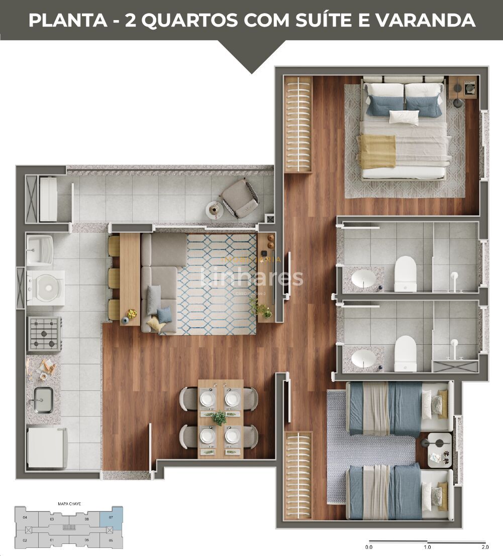 Apartamento, 2 quartos, 51 m² - Foto 20