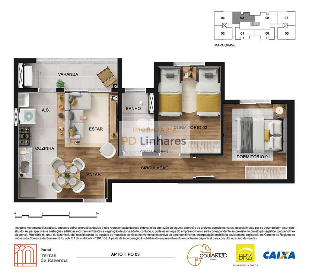 Apartamento à venda com 2 quartos, 48m² - Foto 11