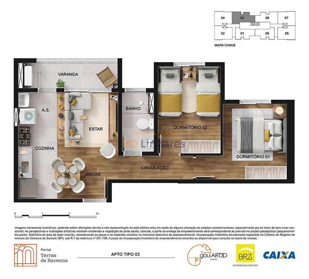 Apartamento à venda com 2 quartos, 48m² - Foto 11